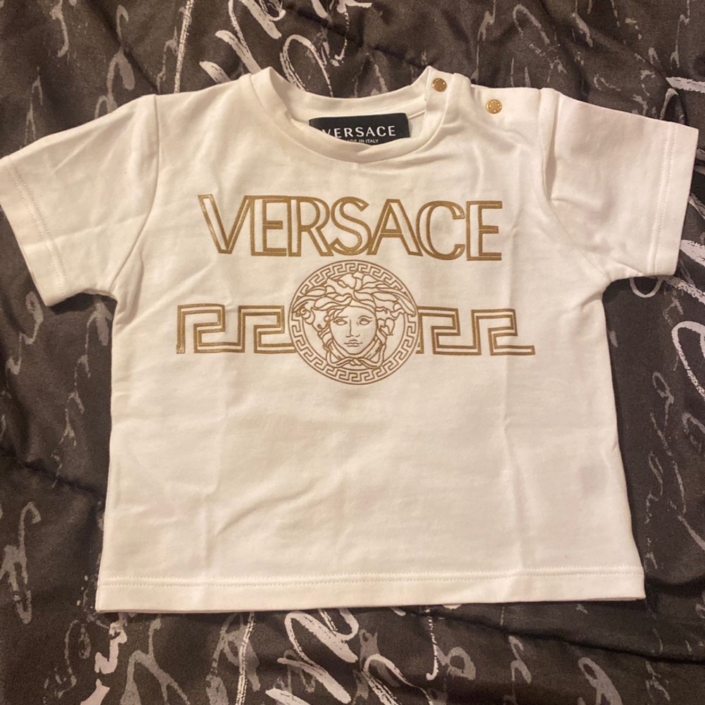 Versace baby logo tshirt